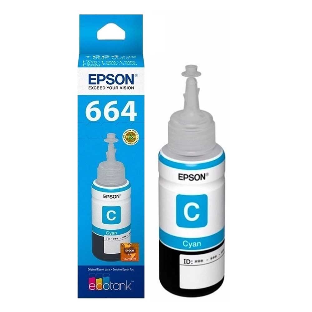 Botella Epson T664220-al Cyan P/l355/380/395/475