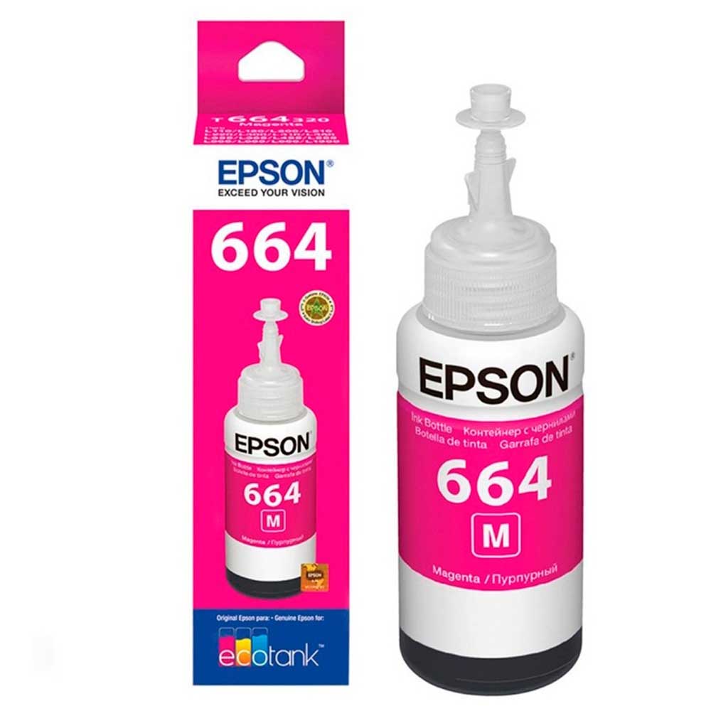 Botella Epson T664320-al Magenta P/l355/380/395