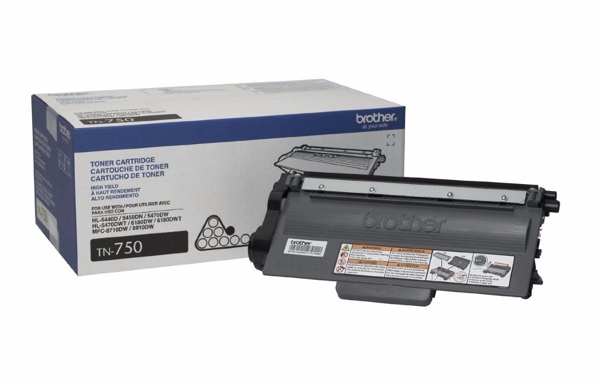 TONER BROTHER TN-750 8,000 PAG (NEGRO)