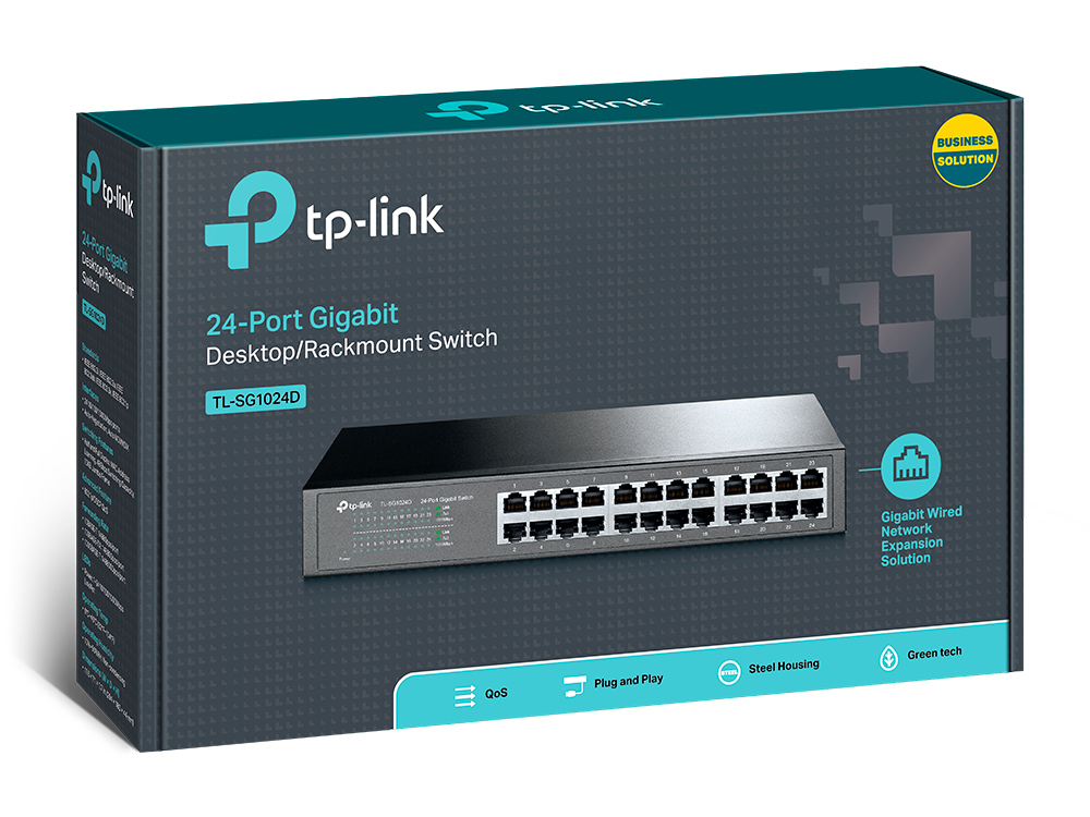 Switch 24p Tp-link Sg1024d Gigabit Desktop/rack