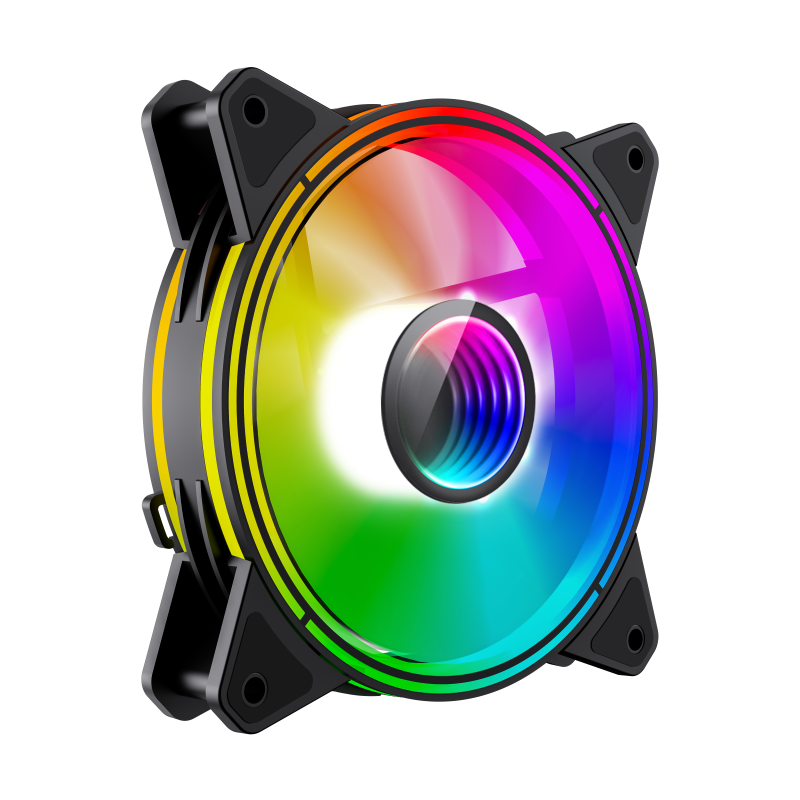 FAN GAMEMAX P/ GABINETE 120MM ARGB FN-12RAINBOW-QI