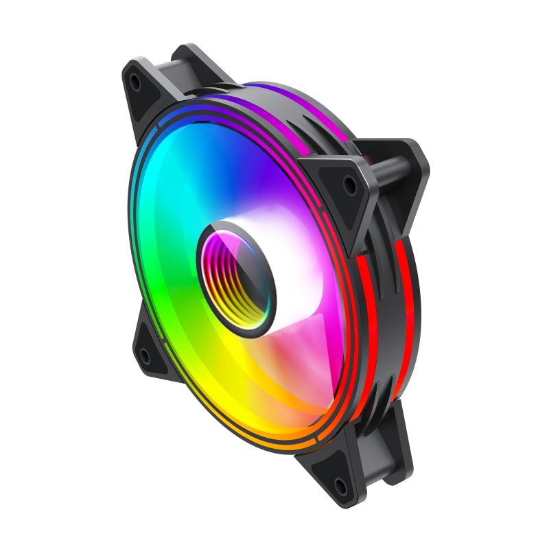 Fan Gamemax P/ Gabinete 120mm Argb Fn-12rainbow-qi