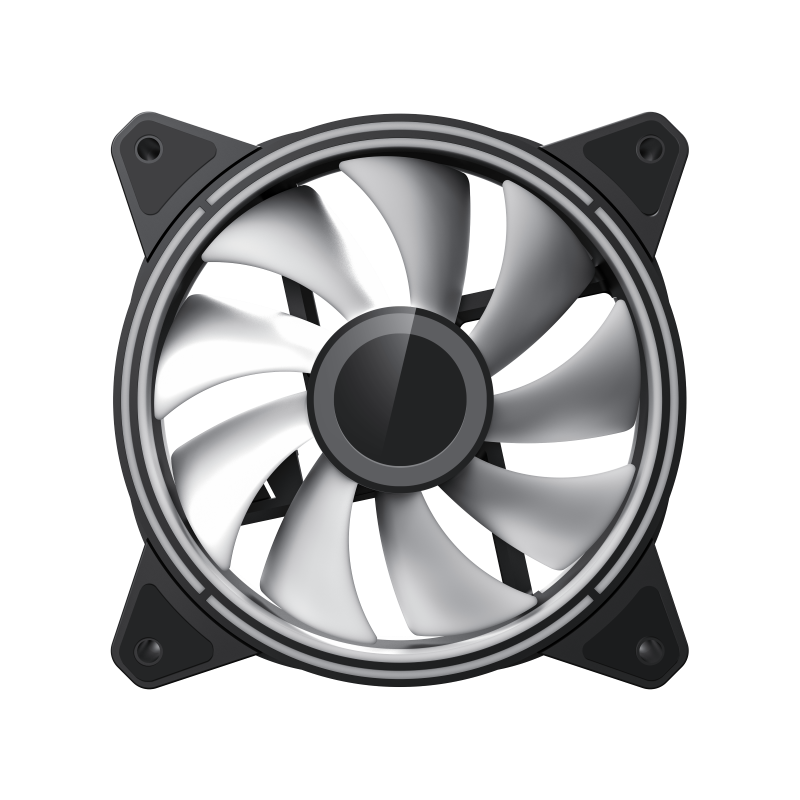 Fan Gamemax P/ Gabinete 120mm Argb Fn-12rainbow-qi