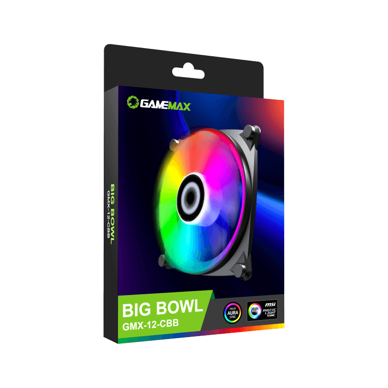 Fan Gamemax P/ Gabinete 120mm Argb Gmx-12-cbb
