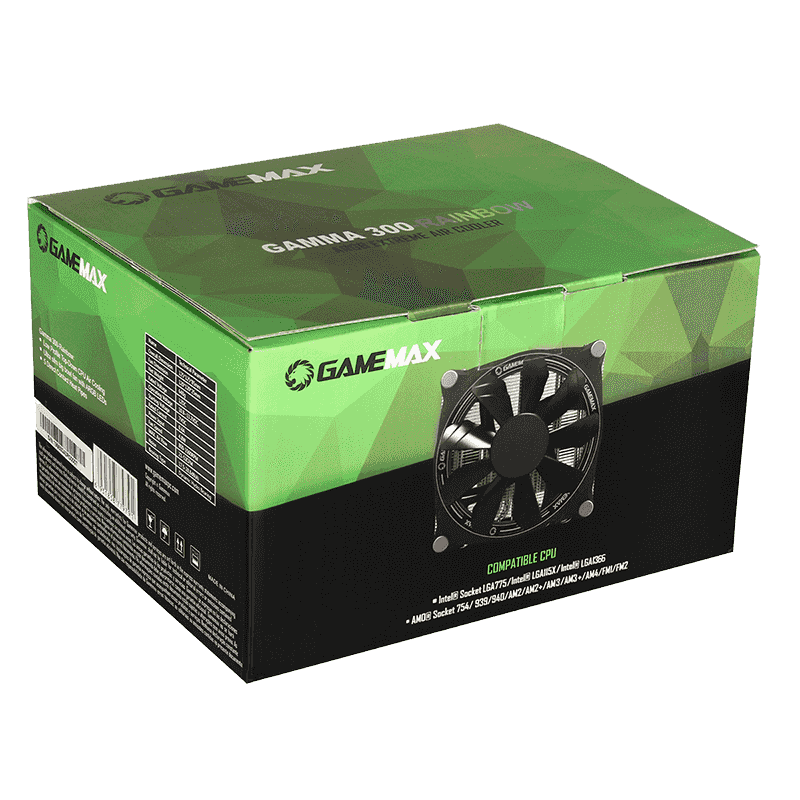 Cpu Cooler Gamemax Gamma 300 Argb **linea K-kf-x**