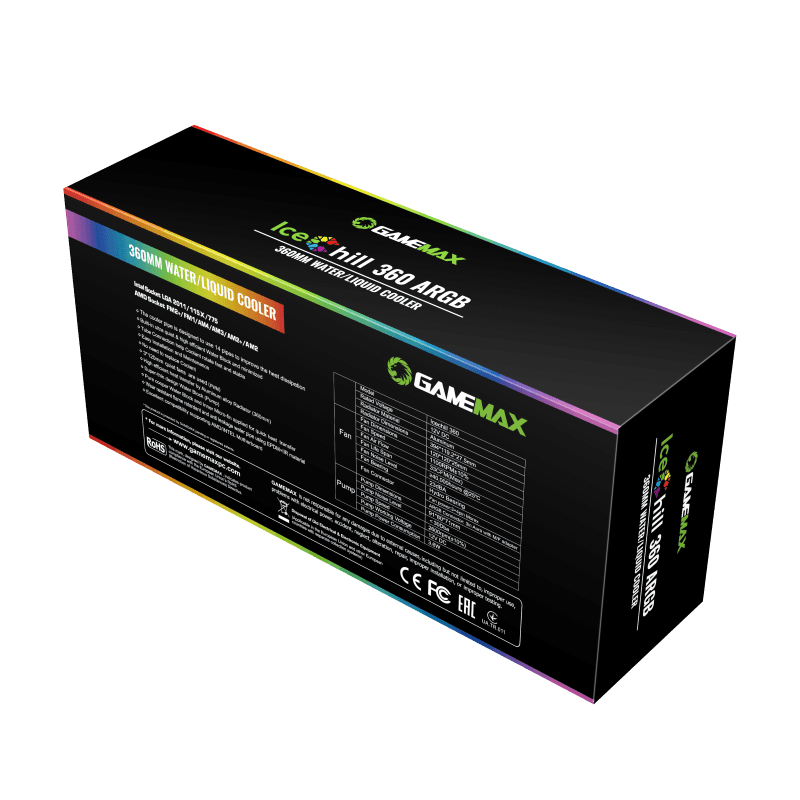 Watercooler Gamemax Icechill 360 Argb Aio