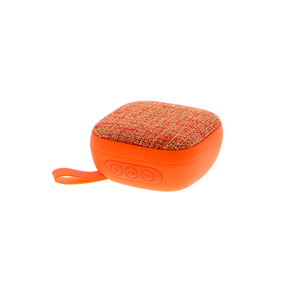 Parlante Mini  X-tech Portatil Naranja C/bluetooth