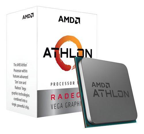 CPU AMD ATHLON 3000G 2 CORE AM4 3.5GHZ 4MB 35W