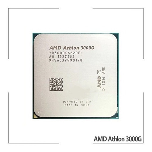 Cpu Amd Athlon 3000g 2 Core Am4 3.5ghz 4mb 35w