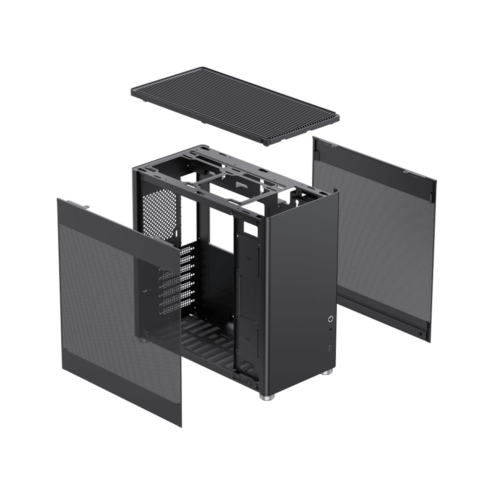 Gab Gamemax Mesh Box Atx Black Sin Fanes