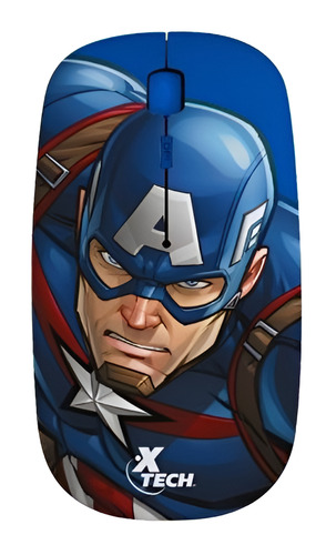 MOUSE CAPITAN AMERICA X-TECH INALAMBRICO