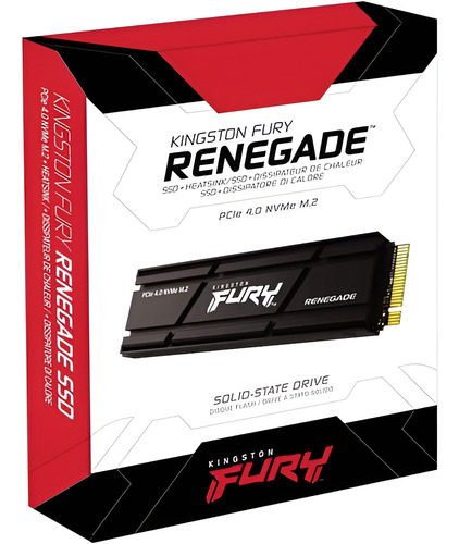 Ssd M.2 Nvme 2tb G4 Kingston Fury C/disipador