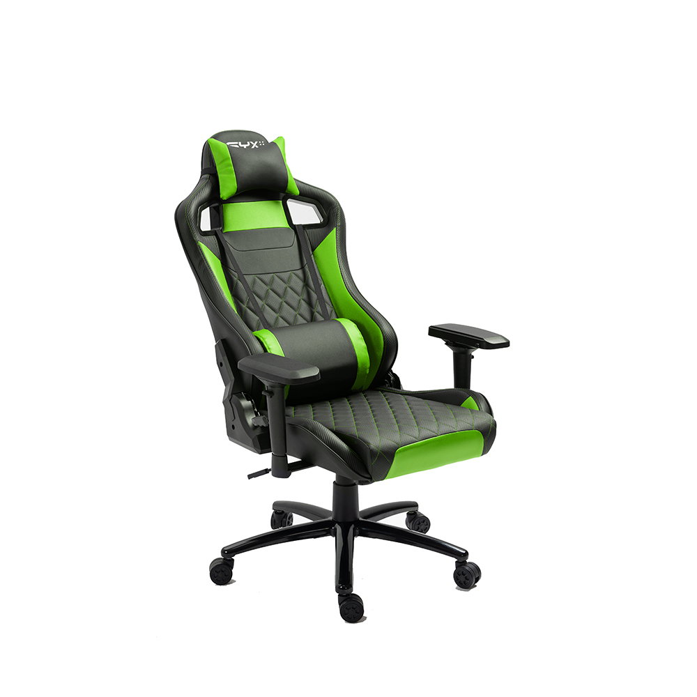 Silla Gamer Syx Ch-451 Gr Verde Negro