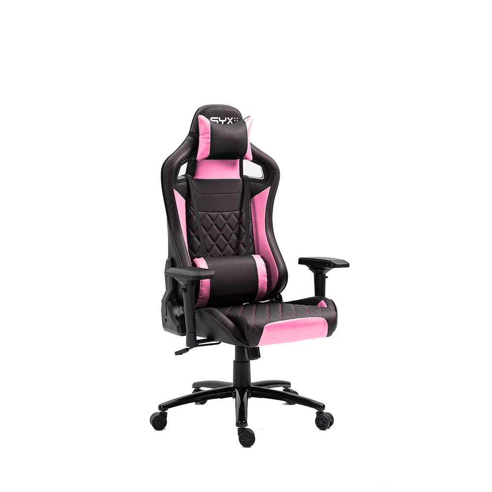 Silla Gamer Syx Ch-451 Pk Rosa Negro