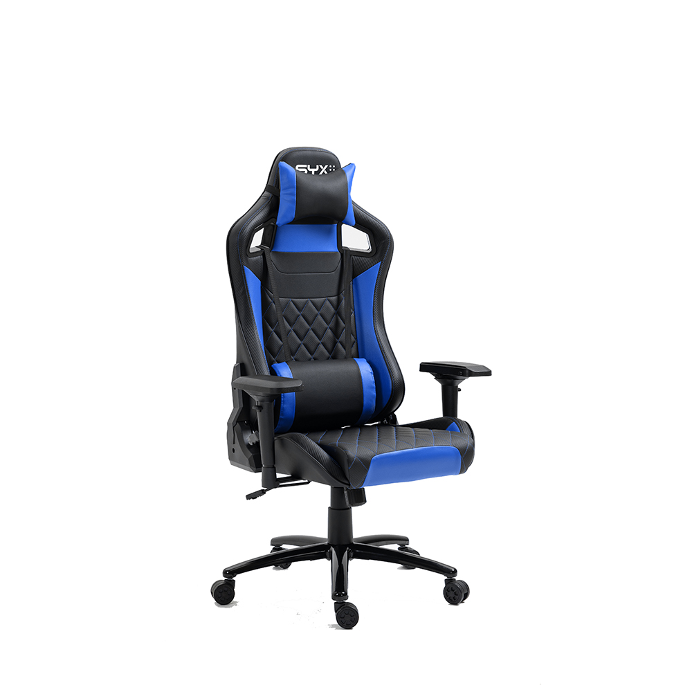 Silla Gamer Syx Ch-451 Bl Azul Negro