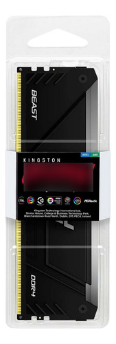 Ddr4 16gb Kingston 3200mhz Cl16 Fury Beast Rgb