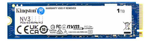 Ssd M.2 Nvme 1tb G4 Kingston Nv3