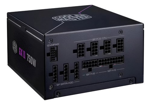 Fuente 750w Cooler Master 80+ Gold Mwe Atx 3.1 Fm