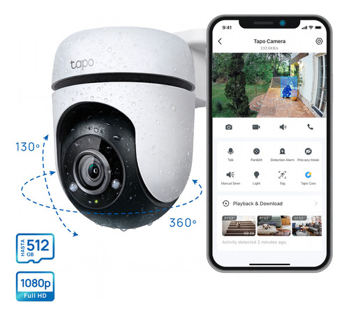 Camara IP TP-LINK Tapo C500 PTZ Exterior 360