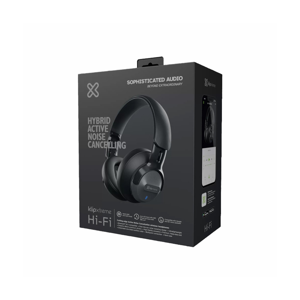 KLIP-XTREME AURICULARES KLIPXTREME HI-FI INALAMBRICO C/NEGRO