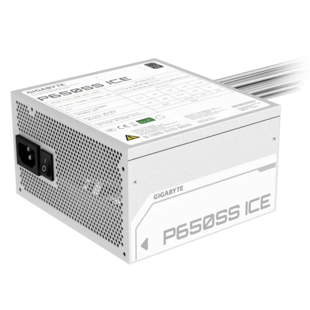 Fuente 650w Gigabyte 80 Plus Silver Gp-p650ss Ice