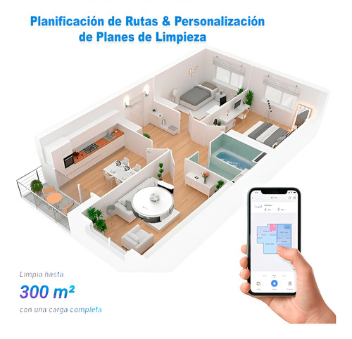 Aspiradora Robot Ezviz Smart Home Re5 4000pa
