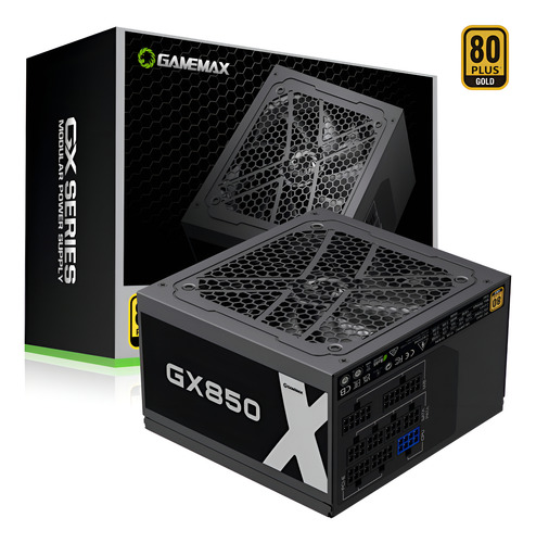 FUENTE 850W GAMEMAX 80 PLUS GOLD GX-850 M