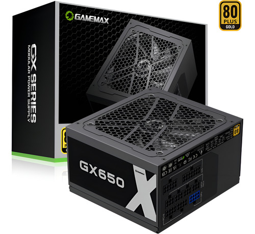 FUENTE 650W GAMEMAX 80 PLUS GOLD GX-650 M