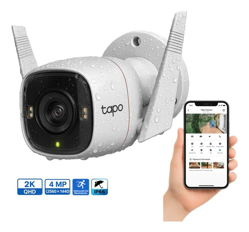Camara Ip Tp-link Tapo C320ws 2k Qhd Color