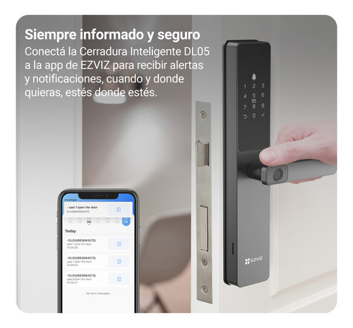 Cerradura Ezviz Smart Home Dl05 Huella