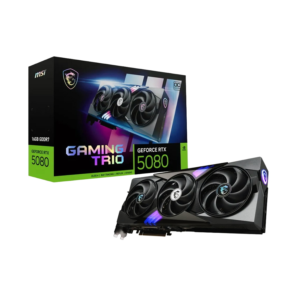 VGA 16GB RTX 5080 MSI GAMING TRIO GDDR7