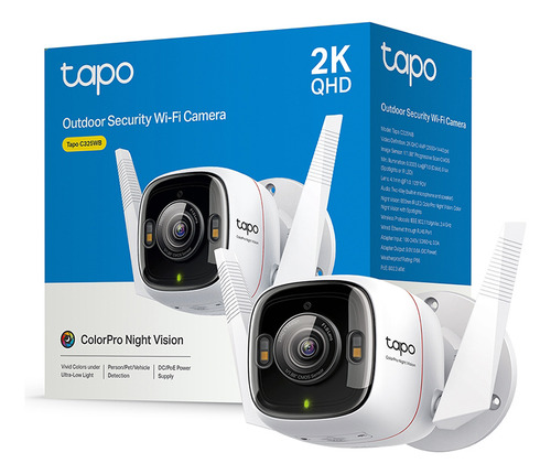 Camara Ip Tp-link Tapo C325wb 2k Qhd Color