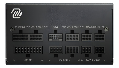 Fuente 850w Msi 80 Plus Gold Mag A850gl Pcie5