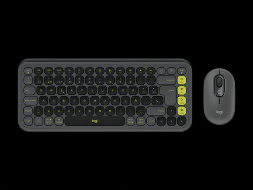 Tec+mouse Logitech Pop Icon W Black Wireless