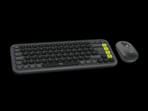 Tec+mouse Logitech Pop Icon W Black Wireless