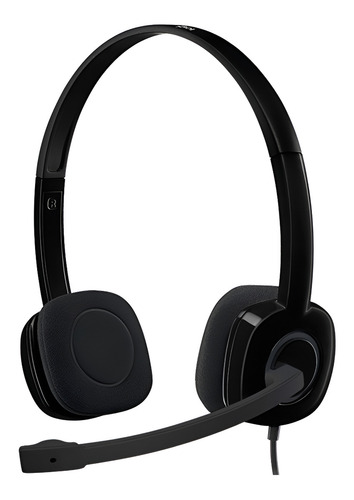 Auriculares + Mic Logitech H151 Negro Jack3.5mm