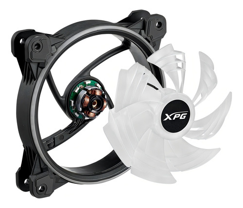 Fan Xpg P/ Gabinete Hurricane 120mm Negro Argb