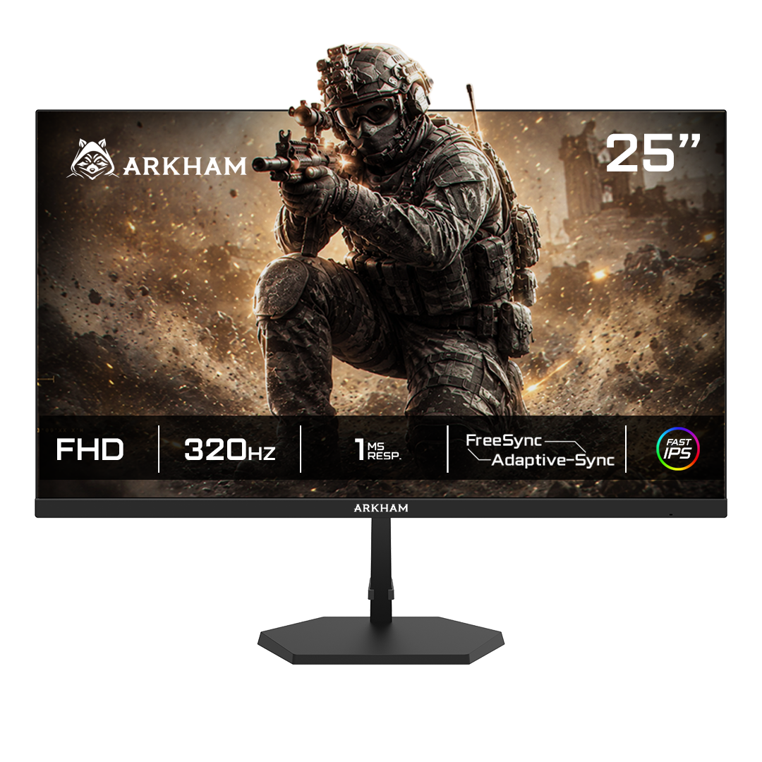 MONITOR 25 ARKHAM GAMER 320HZ IPS FHD 1MS HDMI/ DP