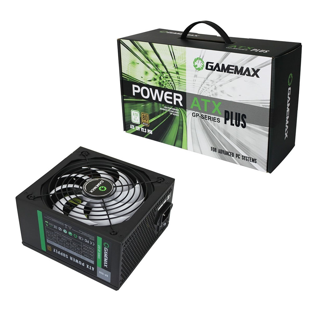 FUENTE 650W GAMEMAX 80 PLUS BRONZE GP-650 FAN 14CM