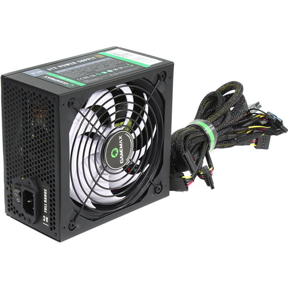 Fuente 650w Gamemax 80 Plus Bronze Gp-650 Fan 14cm