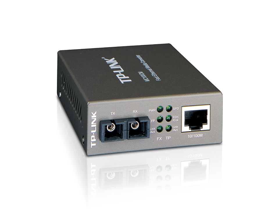 Media Converter Tp-link Mc100m 10/100 Mm Sc 2km