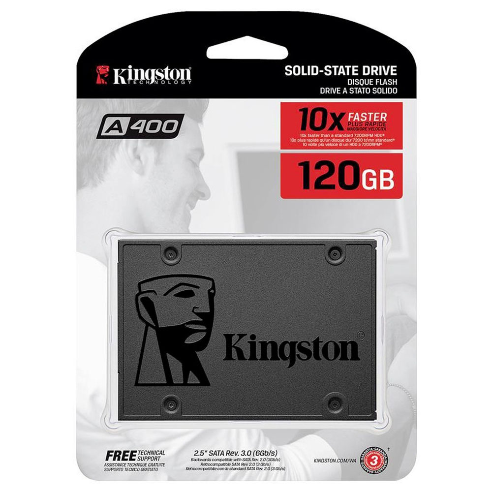 SSD 120GB KINGSTON A400 SATAIII 2.5