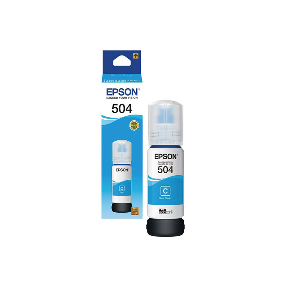 Botella Epson T504220-al Cyan P/l4150/60/61/71/91