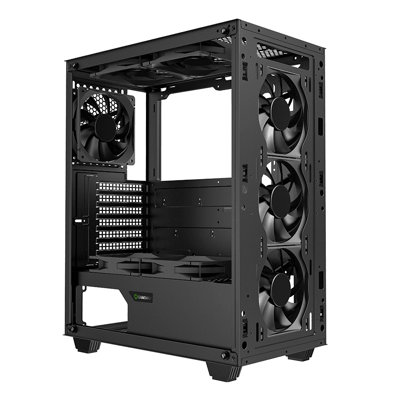 Gab Gamemax Fortress Tg 3*fan Atx