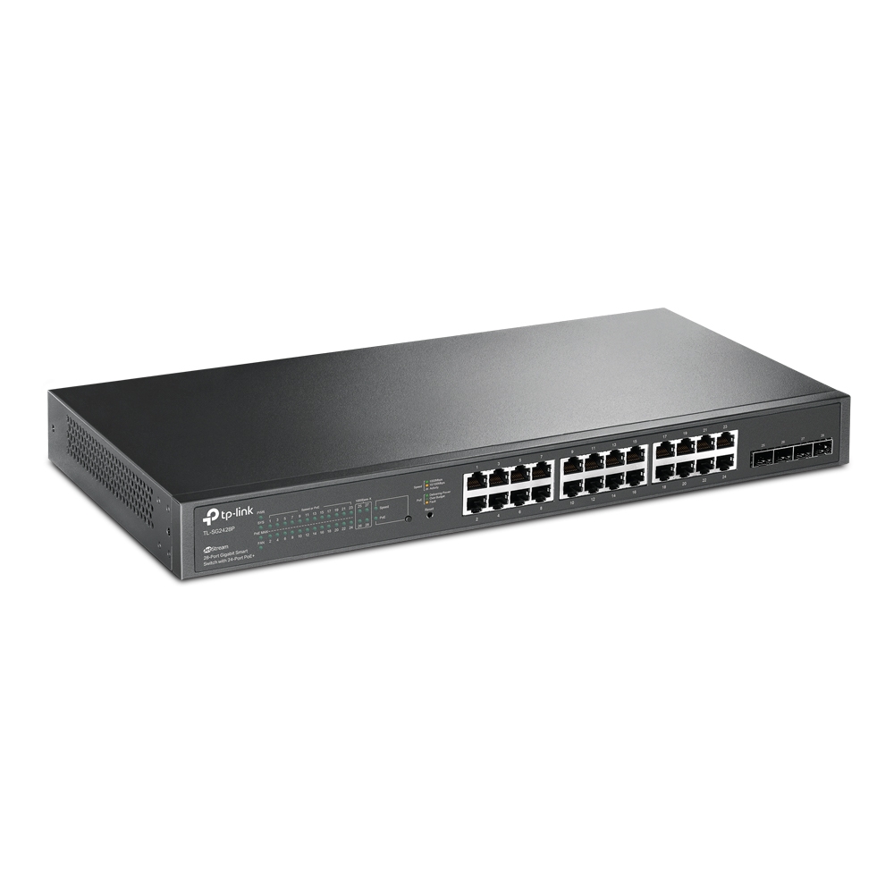 Switch 24p Tp-link Omada Sg2428p Giga Poe +4 Sfp