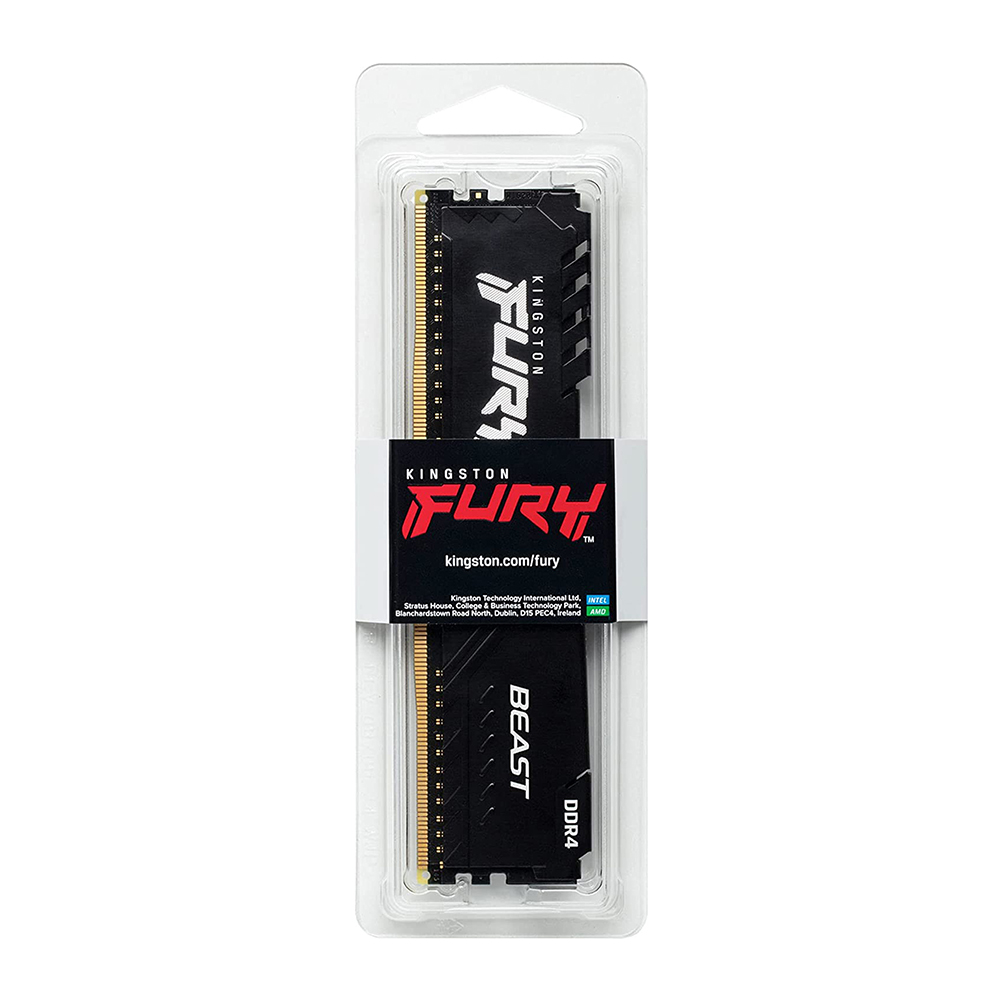 DDR4 8GB KINGSTON 3200MHZ CL16 FURY BEAST BLACK