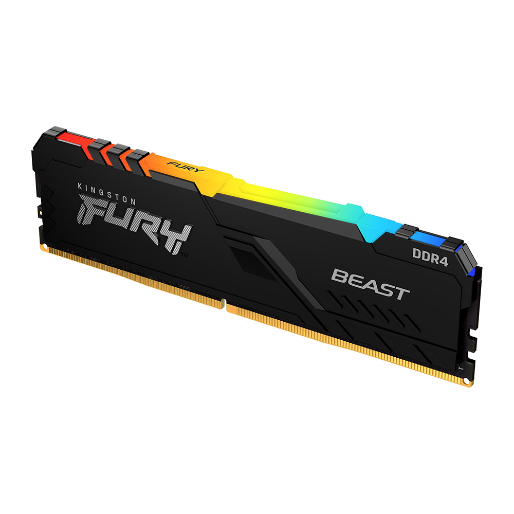 Ddr4 8gb Kingston 3200mhz Cl16 Fury Beast Rgb