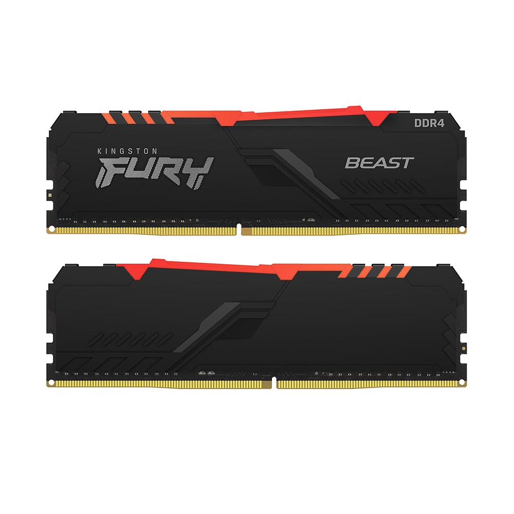 Ddr4 8gb Kingston 3200mhz Cl16 Fury Beast Rgb