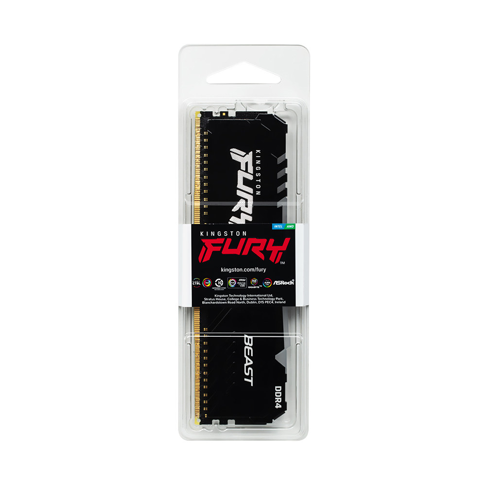 DDR4 8GB KINGSTON 3600MHZ CL17 FURY BEAST RGB