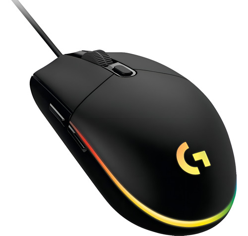 MOUSE LOGITECH G203 LIGHTSYNC GAMER BLACK